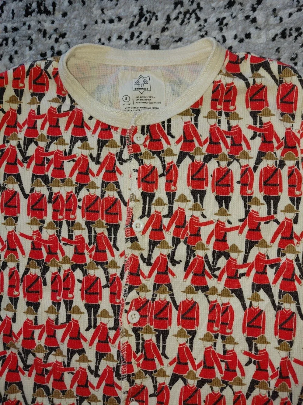 Drake General Store Arborist Mountie Adult Onesie S Canada Union Suit NWOT CC